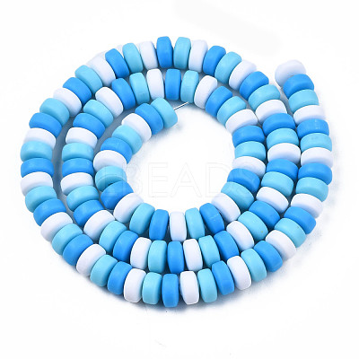 Handmade Polymer Clay Beads Strands CLAY-N008-008T-1
