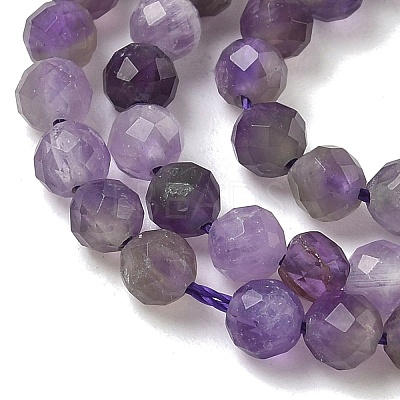 Natural Amethyst Beads Strands G-A252-A03-01A-1