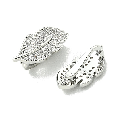 SHEGRACE Bras Micro Pave Clear Cubic Zirconia Snap Clasps XGRQ5F095-808P-1