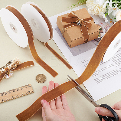 3 Rolls 3 Styles Single Face Velvet Ribbon OCOR-PH0002-87A-1