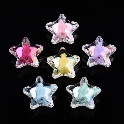 Transparent Acrylic Beads X-TACR-N011-001C-03-1