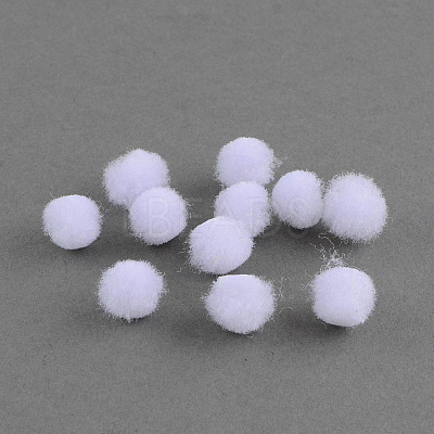 DIY Doll Craft Pom Pom Yarn Pom Pom Balls AJEW-S006-12mm-01-1