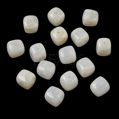 Opaque Acrylic Beads X-OACR-D320-01N-1