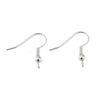 Brass Earring Hooks KK-H258-06B-S-1