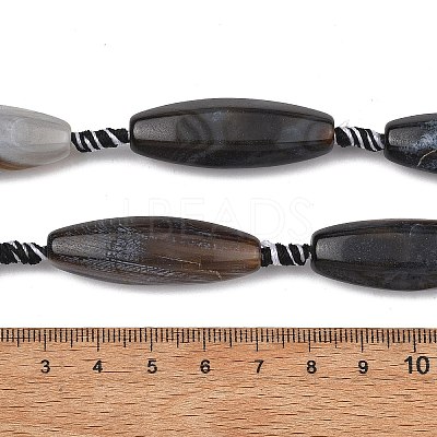 Natural Fire Crackle Agate Beads Strands GG-T001-01B-1