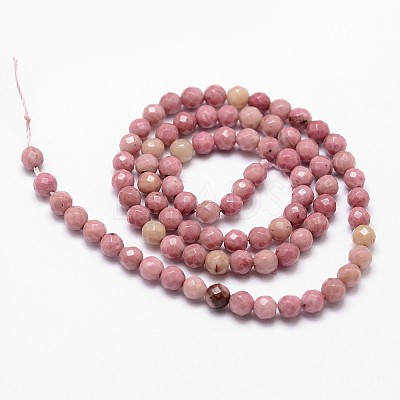 Natural Rhodonite Beads Strands G-G736-10-4mm-1