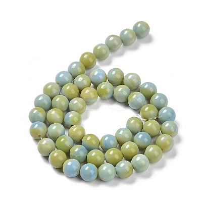 Glass Round Beads Strands X-GLAA-M044-01C-1