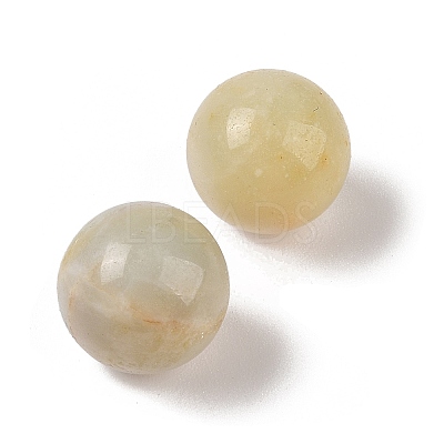 Natural Flower Amazonite No Hole Sphere Beads G-K353-04D-41-1