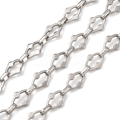 304 Stainless Steel Oval Link Chains CHS-S012-20P-1