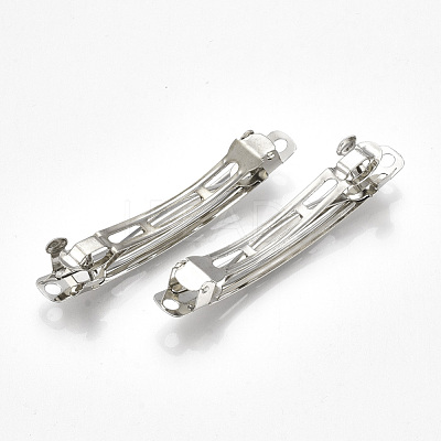 Iron Hair Barrette Findings IFIN-S289-59mm-1