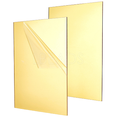 2 Sheets Rectangle Acrylic Sheet AJEW-BC0011-38B-1