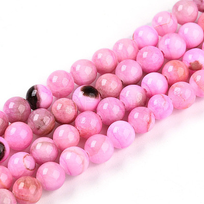 Natural Persian Jade Beads Strands G-A255-A02-01G-1