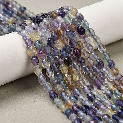 Natural Fluorite Beads Strands X-G-H320-A01-1