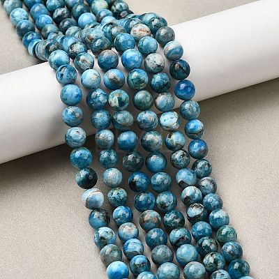 Natural Apatite Beads Strands G-G858-01B-01-1