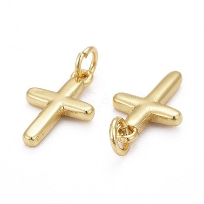 Brass Pendants KK-Z008-15G-1
