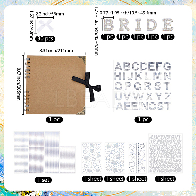 DIY Photo Albums Kit DIY-SP0007-03C-1