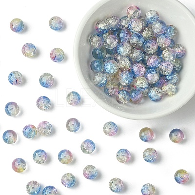 100Pcs Crackle Glass Beads CCG-YW0001-19A-09-1