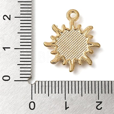 Alloy Enamel Rhinestone Glass Pendants ENAM-U003-02G-10-1