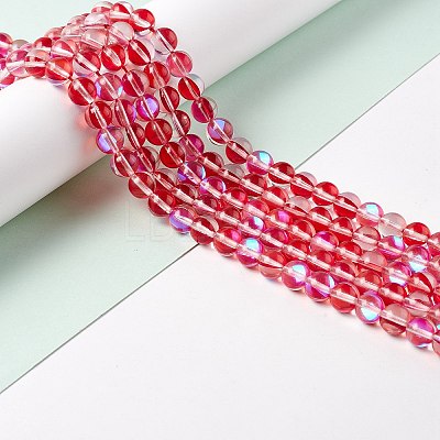 Synthetic Moonstone Beads Strands G-E573-02B-13-1