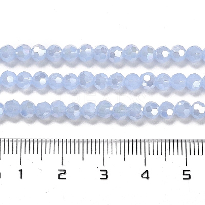 Imitation Jade Glass Beads Stands EGLA-A035-J4mm-B03-1