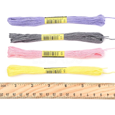7 Sets 7 Colors Cotton Crochet Threads OCOR-FS0001-02A-1