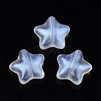 Transparent Acrylic Beads OACR-N008-096-1