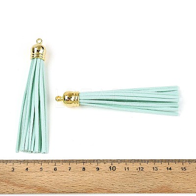 Faux Suede Tassel Pendant Decorations FIND-T003-A17-1