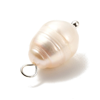 Natural Cultured Freshwater Pearl Pendants PALLOY-JF00942-02-1