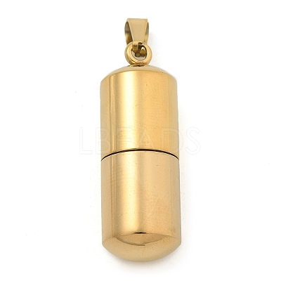 304 Stainless Steel Openable Urn Ashes Pendants STAS-M084-05A-1