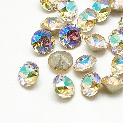 Pointed Back Glass Rhinestone Cabochons RGLA-T110-5mm-001PS-1