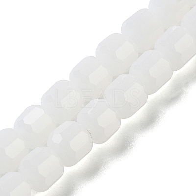 Imitation Jade Glass Bead Strands GLAA-G112-02C-1