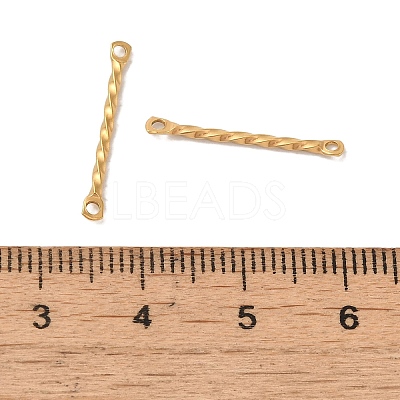Ion Plating(IP) 304 Stainless Steel Connector Charms STAS-Q323-02B-G-1