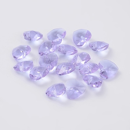 Romantic Valentines Ideas Glass Charms G030V14mm-04-1