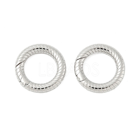 925 Sterling Silver Spring Gate Rings STER-S012-09P-1