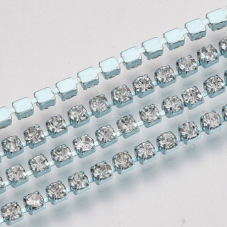 Electrophoresis Iron Rhinestone Strass Chains CHC-Q009-SS6.5-A01-1-1