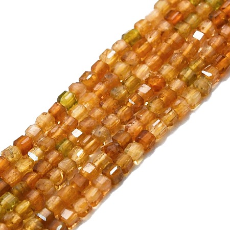 Natural Yellow Tourmaline Beads Strands G-P457-B01-02A-1