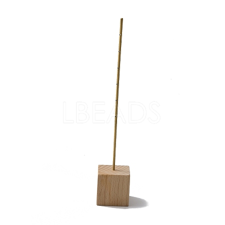 Brss Earring Diaplay Stands EDIS-WH0021-45G-1