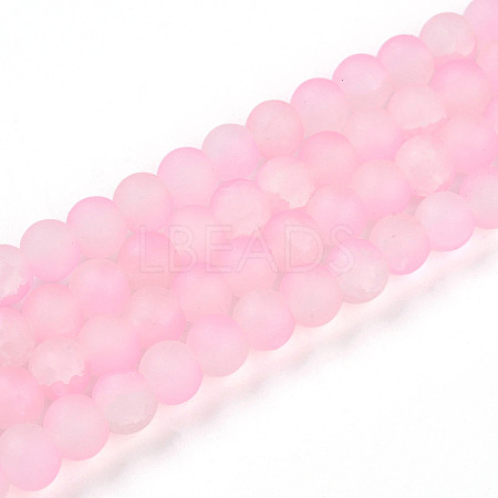 Crackle Glass Beads X1-GLAA-N009-6mm-02-1