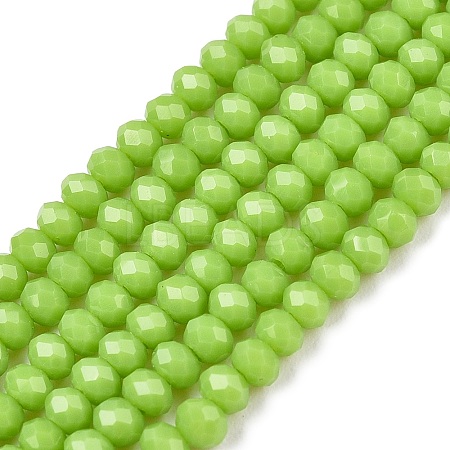 Opaque Solid Color Imitation Jade Glass Beads Strands LS-EGLA-A044-P1mm-D30-1