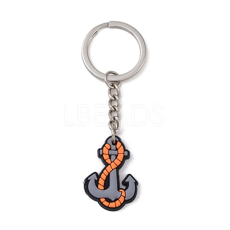 Cartoon PVC Pendant Keychain LS-KEYC-U001-01D-1