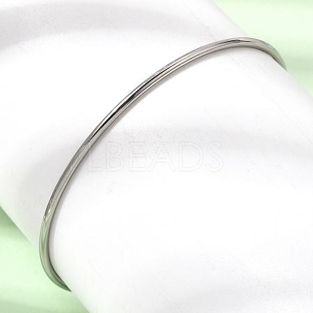 2MM 304 Stainless Steel Bangles for Women SA-CBA37BC-23C-P-1