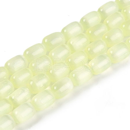 Natural Selenite Beads Strands G-F750-15-1