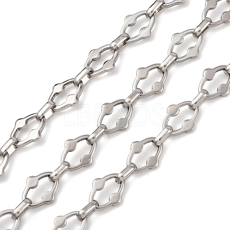 304 Stainless Steel Oval Link Chains CHS-S012-20P-1