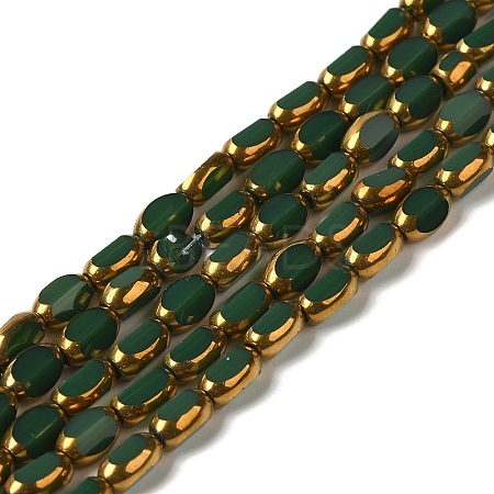 Electroplate Glass Beads Strands EGLA-P061-02A-02-1