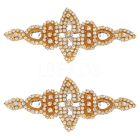 Alloy Rhinestone Ornmament Accessories DIY-WH0021-82G-1