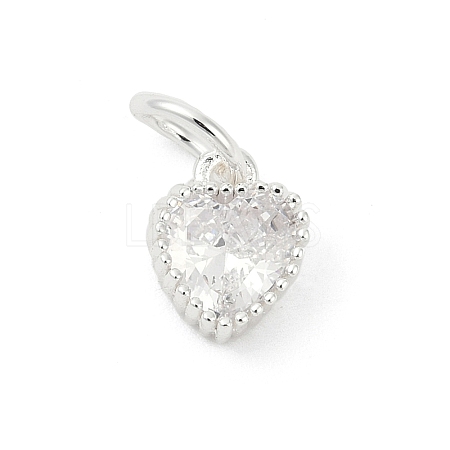 Brass Micro Pave Cubic Zirconia Pendants LS-KK-H204-01S-05-1