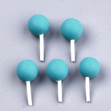 Handmade Polymer Clay 3D Lollipop Embellishments CLAY-T016-82B-1
