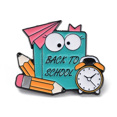 Back to School Theme Enamel Pins JEWB-H019-03EB-04-1