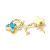 Rack Plating Brass Twister Clasps KK-P268-03B-G-2