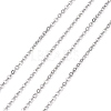 Tarnish Resistant 304 Stainless Steel Cable Chains CHS-Q001-07-1